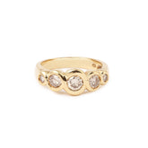 1 Carat Diamonds Yellow Gold Band Ring